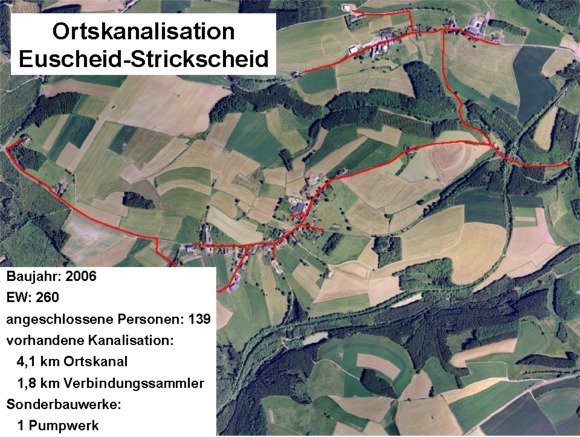 Bild: Ortskanalisation Euscheid-Strickscheid