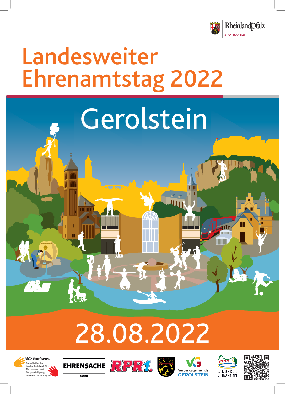 Poster zum Ehrenamtstag 2022 in Gerolstein