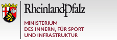 Logo des Ministeriums des Innern, für Sport und Infrastruktur RLP