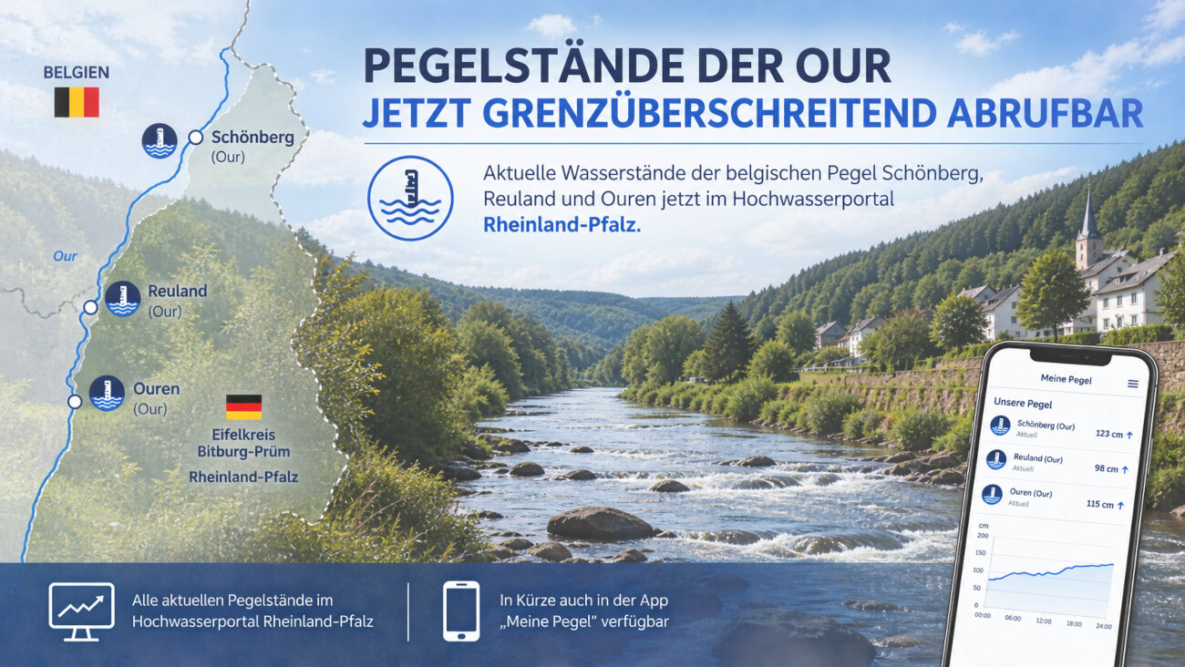 KI Bild Belgische Pegelstände